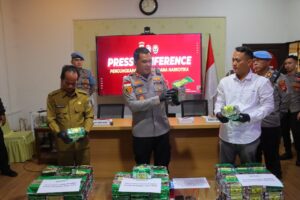 Barang bukti diduga narkotika jenis sabu