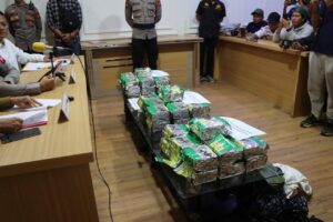 Barang bukti diduga narkotika jenis sabu
